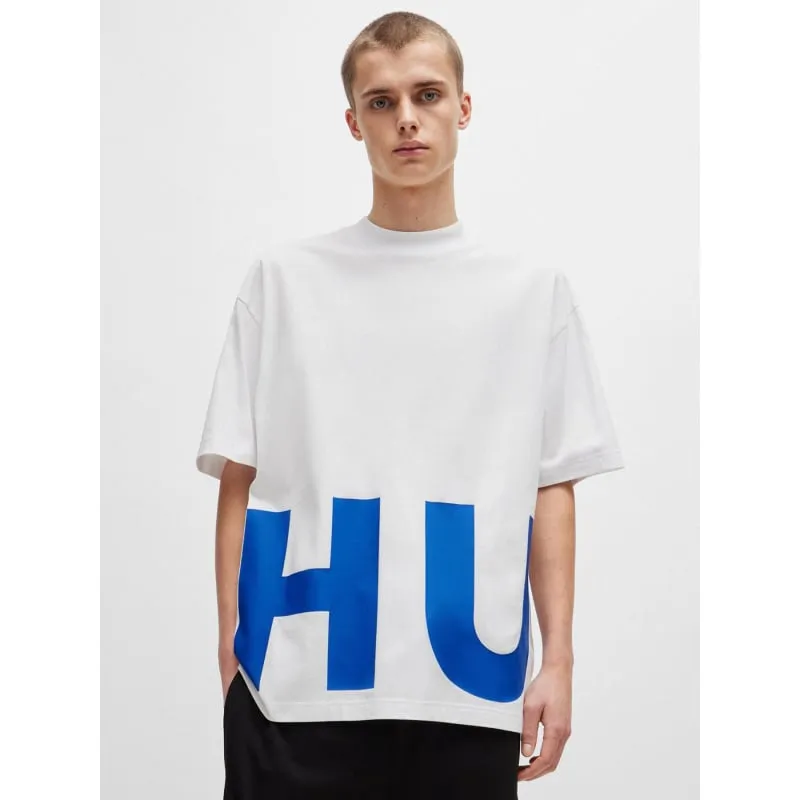 T-shirt large nannavaro blanc homme - Hugo | wimod