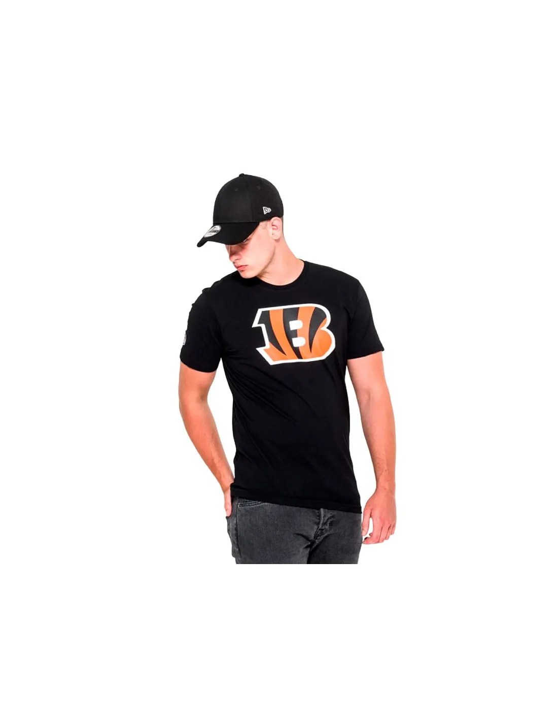 T-shirt New Era regular Cincinnati Bengals NFL Homme Noir