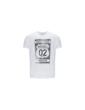 T-shirt Russell AMT A40471 Blanc Homme