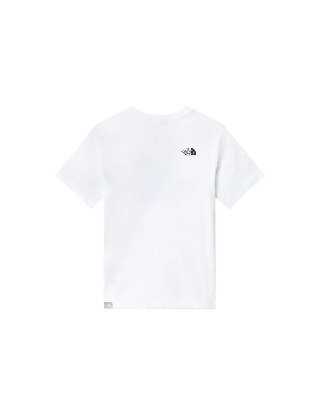 T-shirt The North Face Easy Girl Blanc Rose