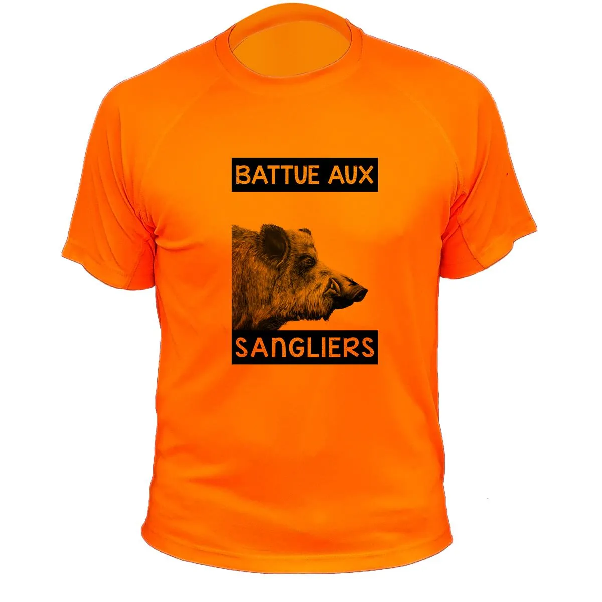 Tee shirt de chasse Sanglier – Battue aux sangliers