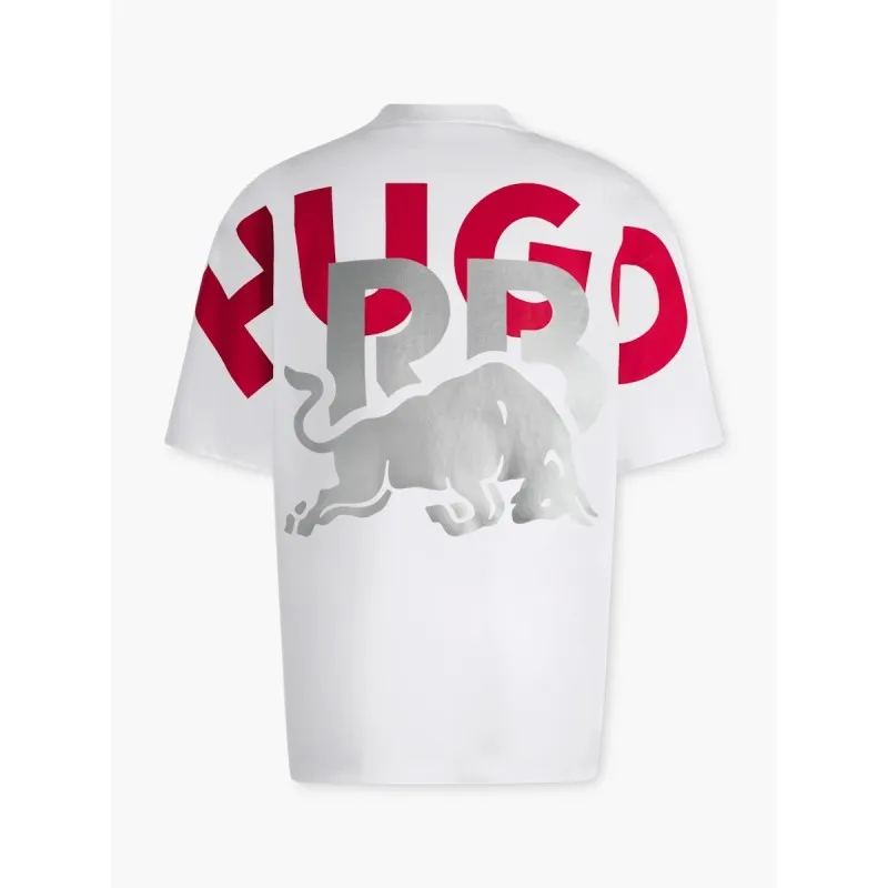 Visa Cash App RB Blanc T-shirt coupe relax