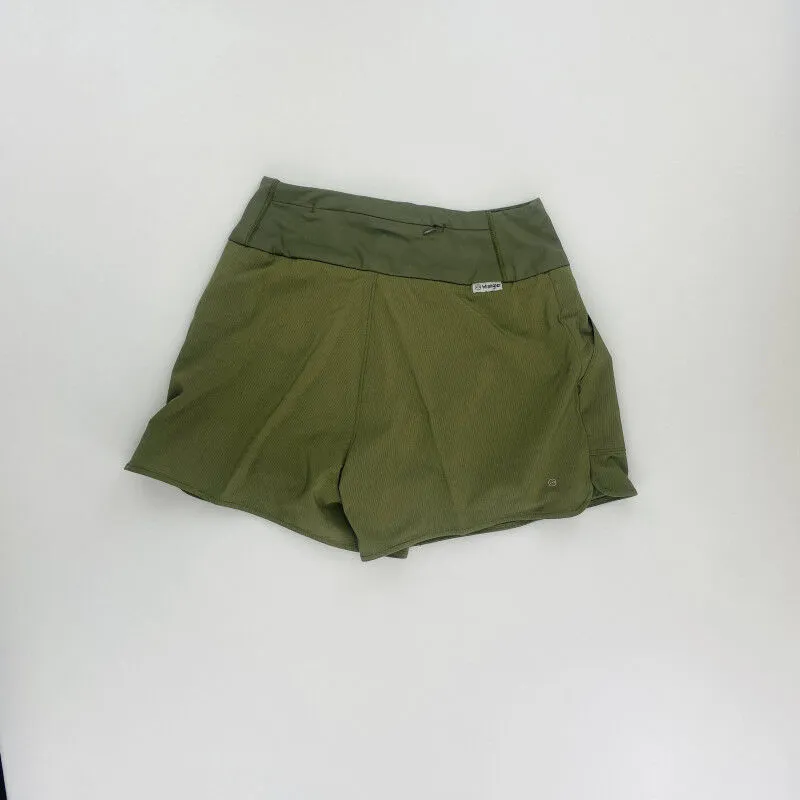 Wrangler Mixed Material Short - Seconde main Short femme - Vert Olive - XS | Hardloop
